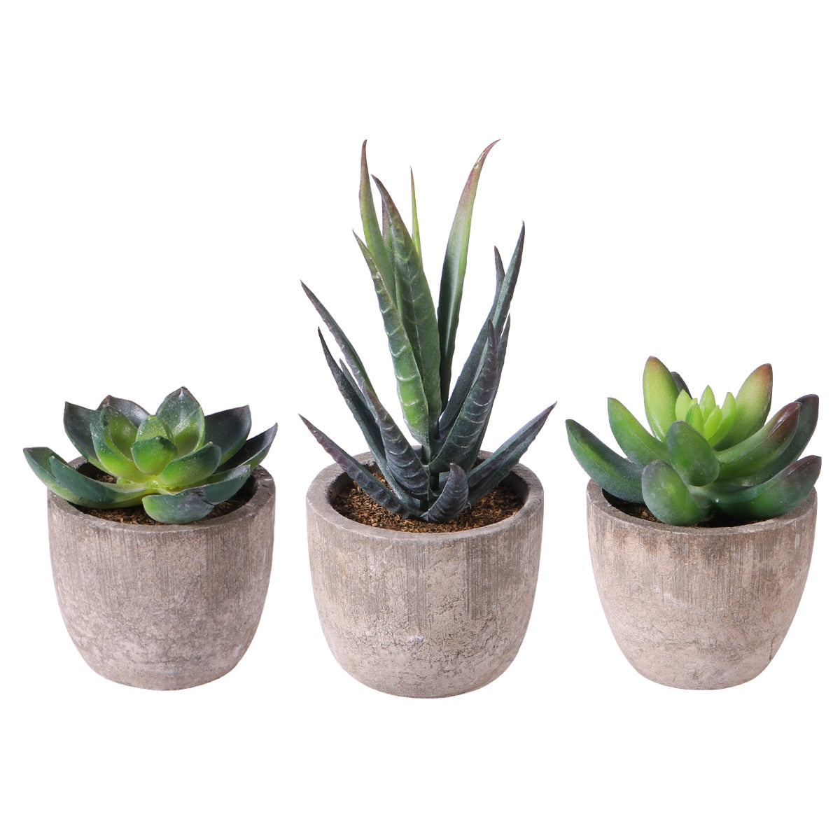 Artificial Succulent Plants Mini Artificial Pots freeshipping - Mandala Bloom