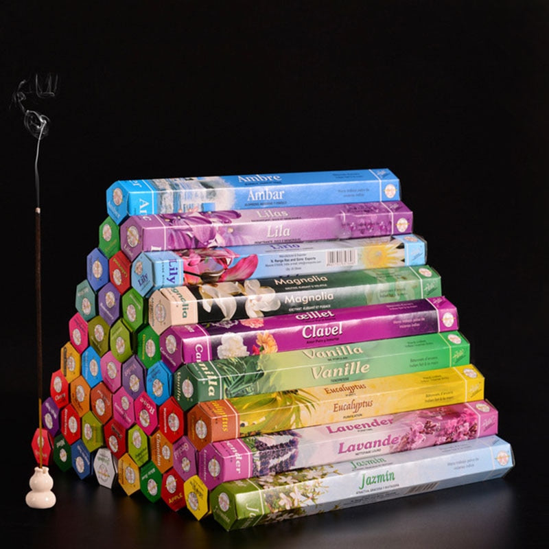 Mixed Flavor India Incense Aroma Incense Stick Sandalwood Lavender Fragrance Air Freshener Aromatherapy freeshipping - Mandala Bloom