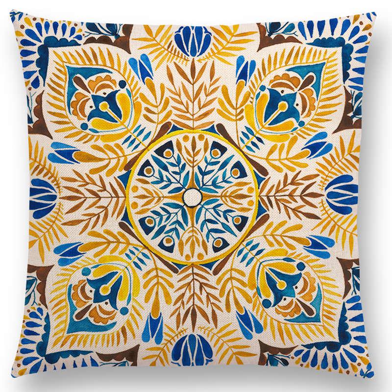 Boho & Mandala Throw Cushions freeshipping - Mandala Bloom