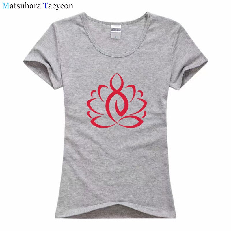 Lotus Print T-shirt freeshipping - Mandala Bloom