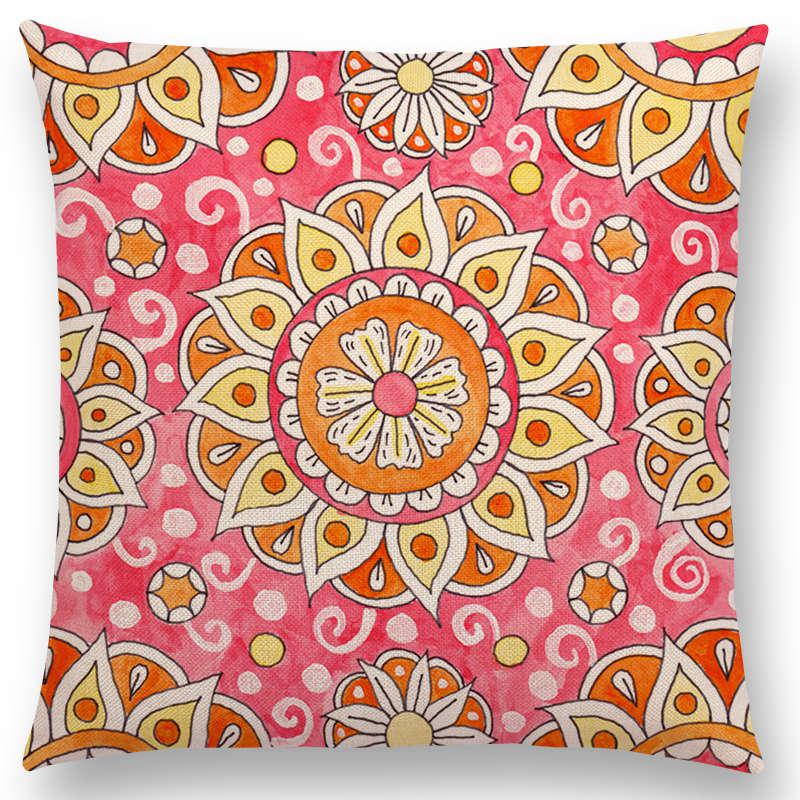 Boho & Mandala Throw Cushions freeshipping - Mandala Bloom