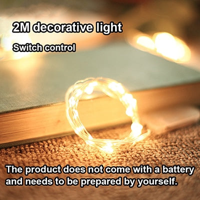 Novel Dream Catcher LED Stars String Lights DIY Wind Chimes Feathers Wall Hanging Decor Dream Catcher freeshipping - Mandala Bloom