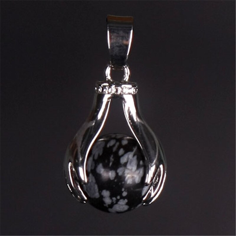 Natural Gem Quartz Crystal In Palm Reiki Chakra Healing Charms Pendants Dangle Hold Ball Beads freeshipping - Mandala Bloom