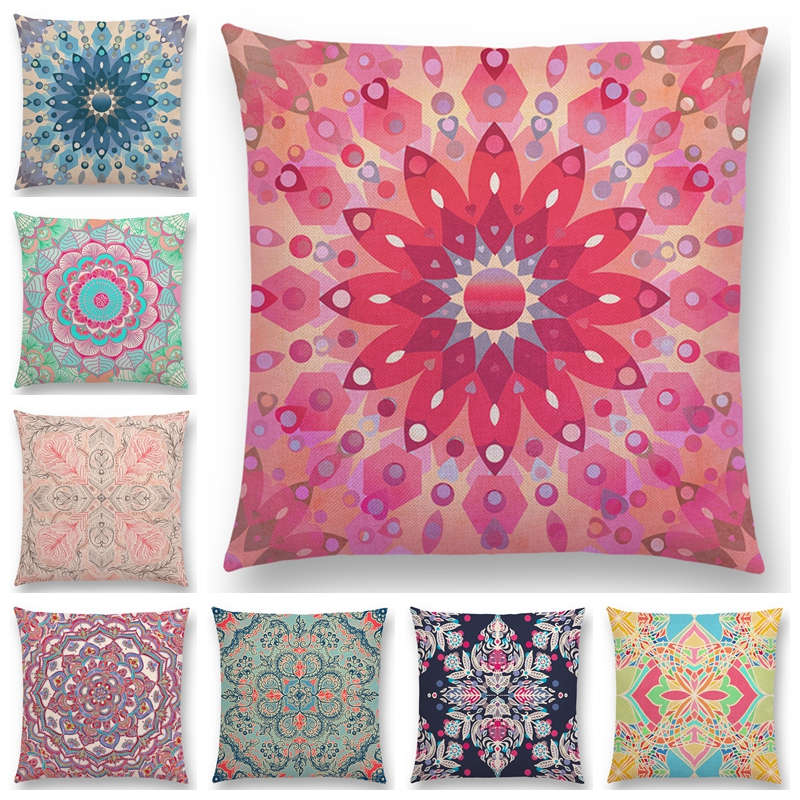 Mandala Throw Cushions freeshipping - Mandala Bloom