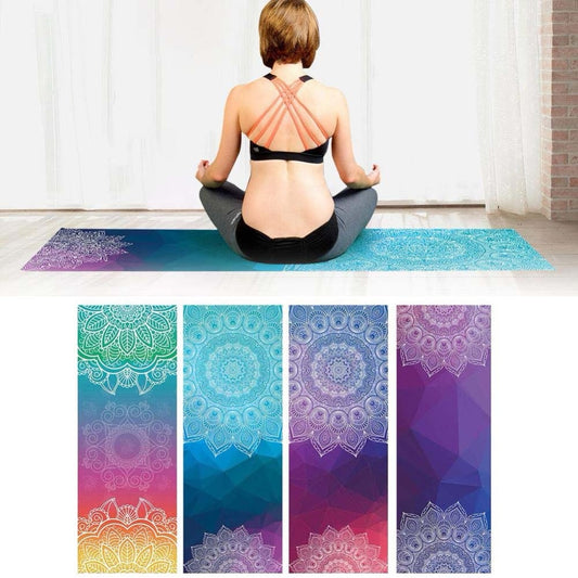 Mandala Print Non-Slip Yoga Towel/Mat freeshipping - Mandala Bloom