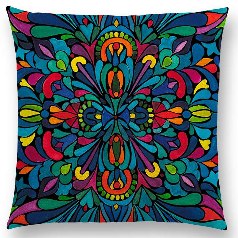 Boho & Mandala Throw Cushions freeshipping - Mandala Bloom