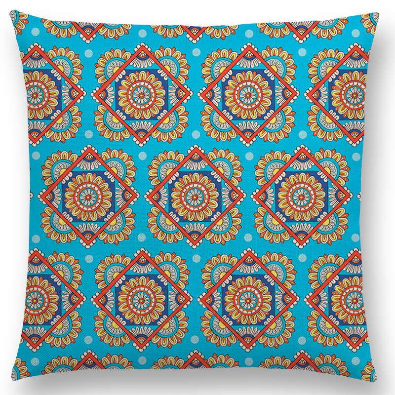 Boho & Mandala Throw Cushions freeshipping - Mandala Bloom