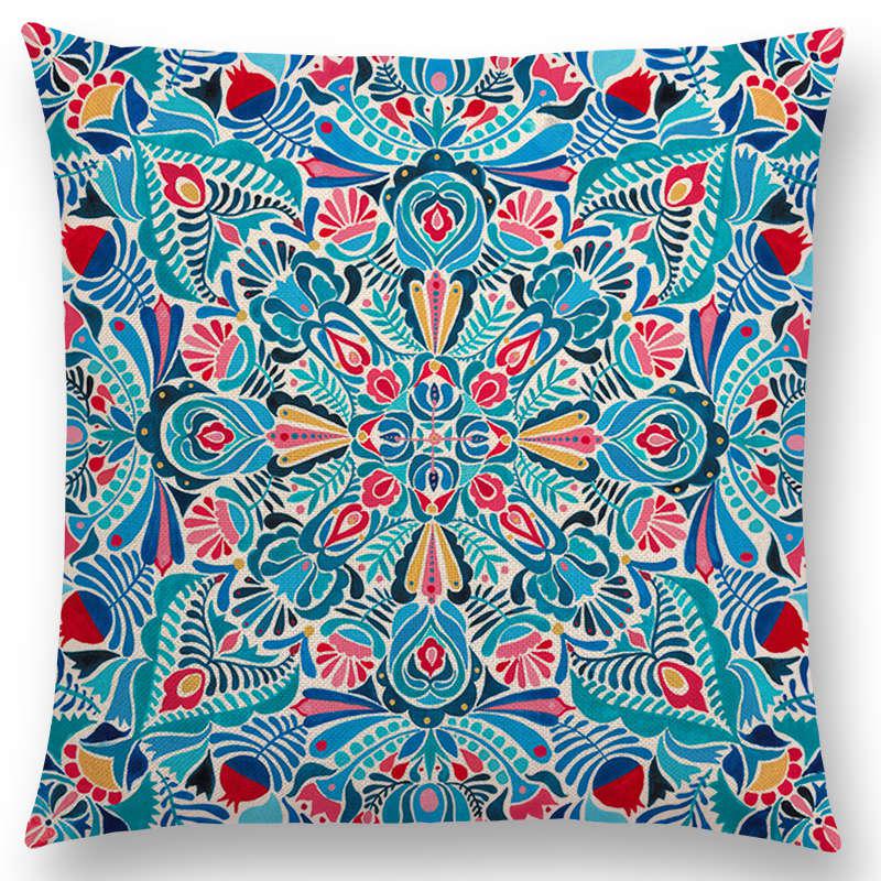 Boho & Mandala Throw Cushions freeshipping - Mandala Bloom