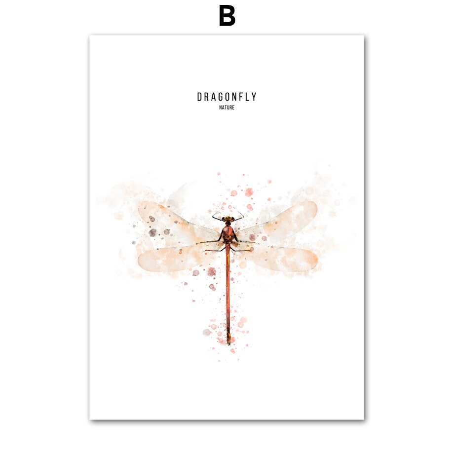 Dragonfly Quotes Wall Art Canvas freeshipping - Mandala Bloom