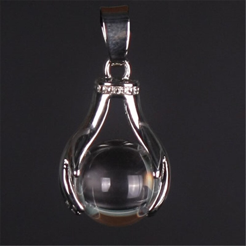 Natural Gem Quartz Crystal In Palm Reiki Chakra Healing Charms Pendants Dangle Hold Ball Beads freeshipping - Mandala Bloom