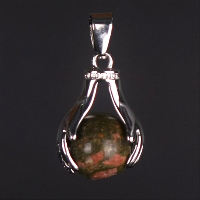 Natural Gem Quartz Crystal In Palm Reiki Chakra Healing Charms Pendants Dangle Hold Ball Beads freeshipping - Mandala Bloom