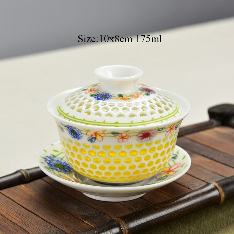 Blue and white exquisite ceramic teapot & tea cup porcelain traditional Chinese tea set freeshipping - Mandala Bloom