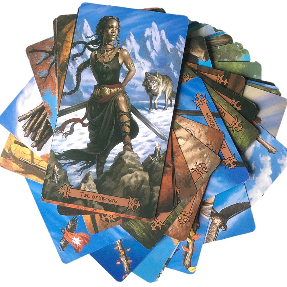 78 Pcs Spellcaster Tarot Cards English Tarot Card Deck freeshipping - Mandala Bloom