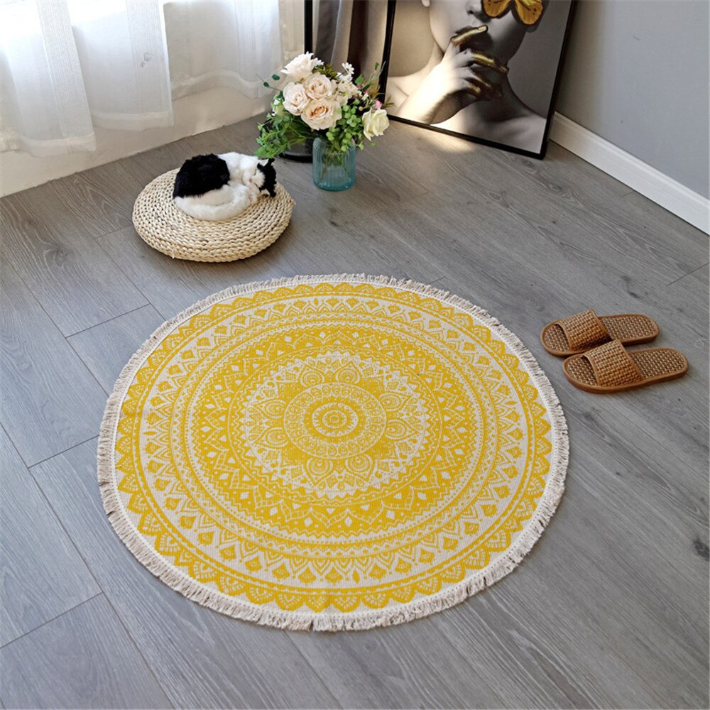 Mandala Round Rug freeshipping - Mandala Bloom