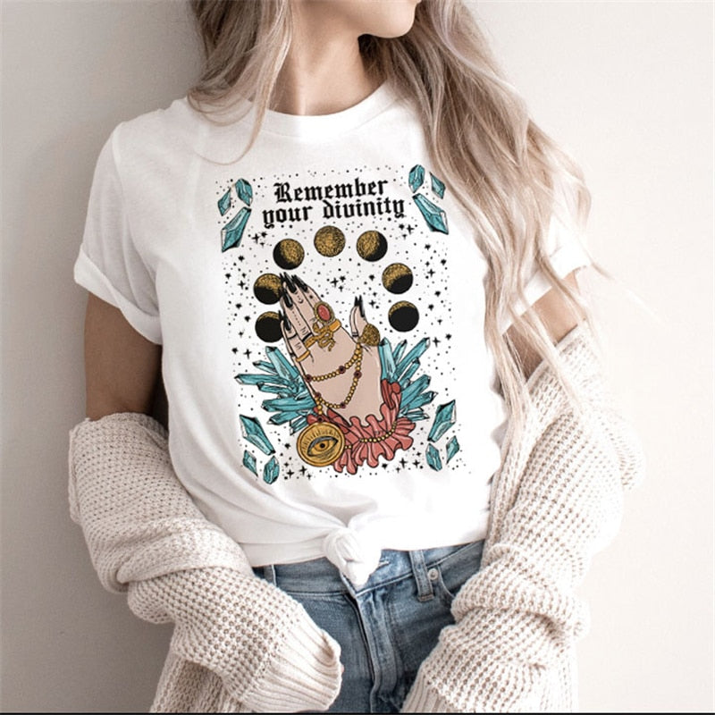 Tarot Constellation Magic Print Tee