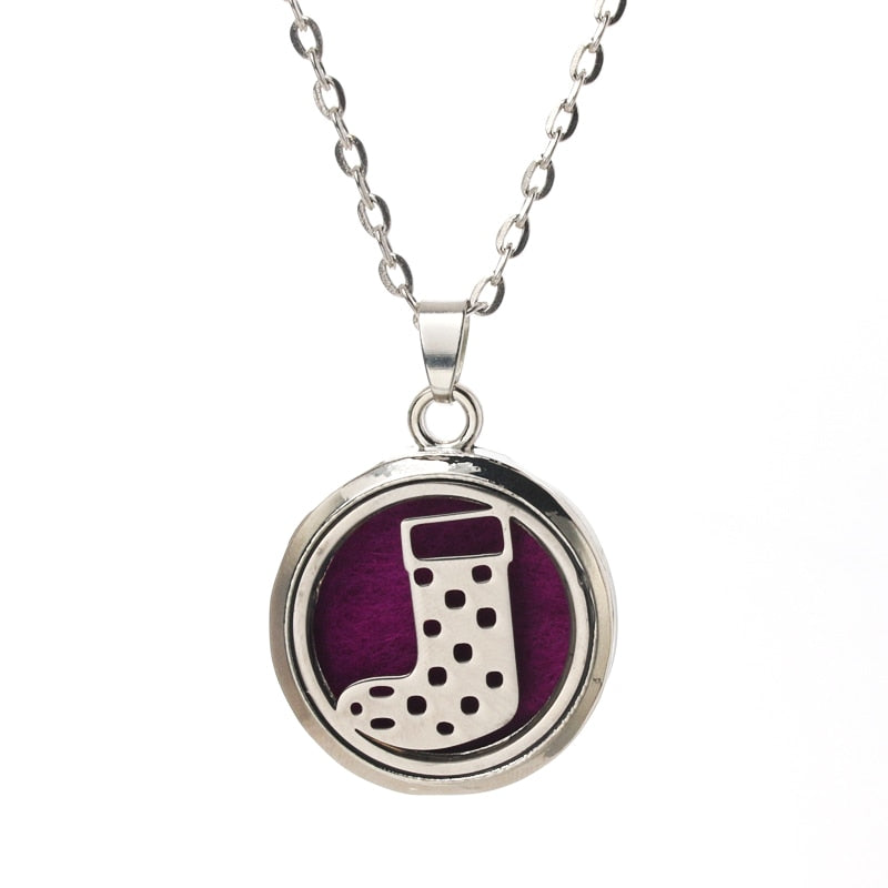 Stainless Steel Aroma Box Pendant Necklace Aromatherapy Essential Oil Diffuser Locket freeshipping - Mandala Bloom