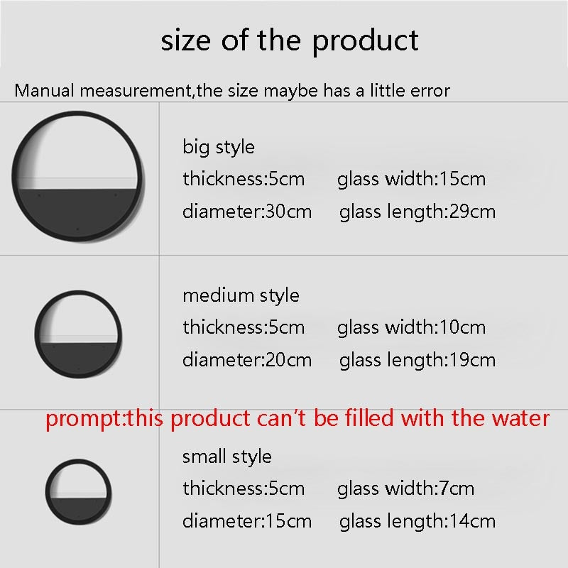 Circular Plant Pot for Home Decoration Modern Wall Vase Hanging Vases Iron Art Adornment Crafts Artificial Flower Basket Holder freeshipping - Mandala Bloom