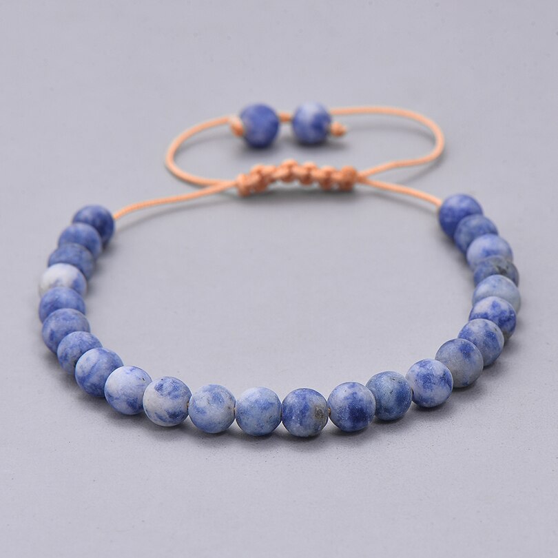 Resin Crystal Stone Bead Bracelet