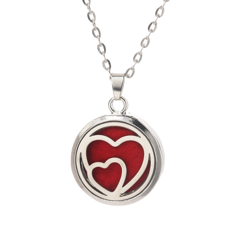 Stainless Steel Aroma Box Pendant Necklace Aromatherapy Essential Oil Diffuser Locket freeshipping - Mandala Bloom