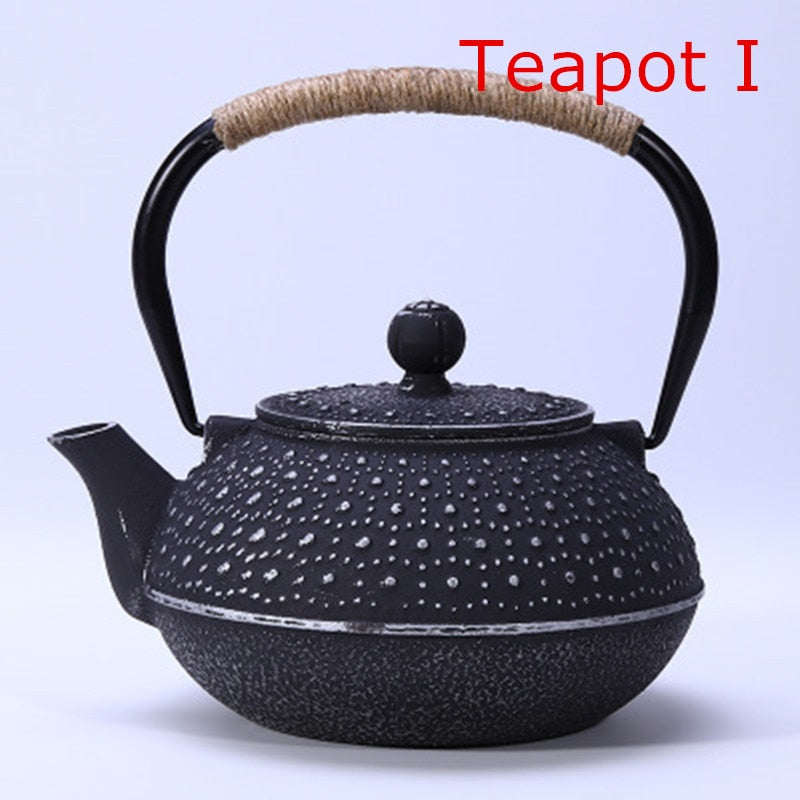 Cast Iron Japanese Tea Pot 900ml Infuser Metal With Strainer Net Filter freeshipping - Mandala Bloom