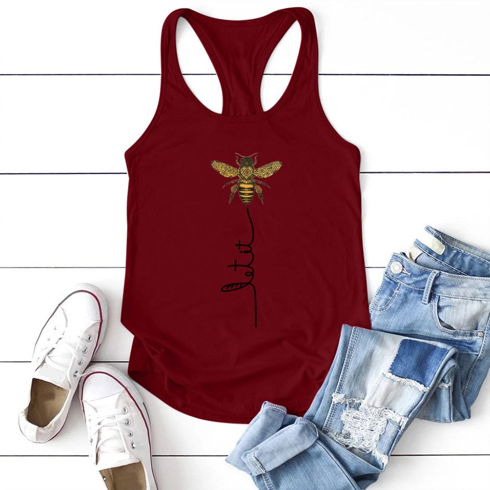 Bee Kind Print Tank Top