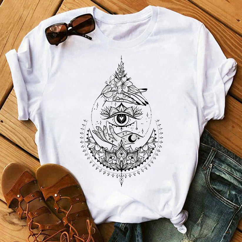 Moon Print T-shirt