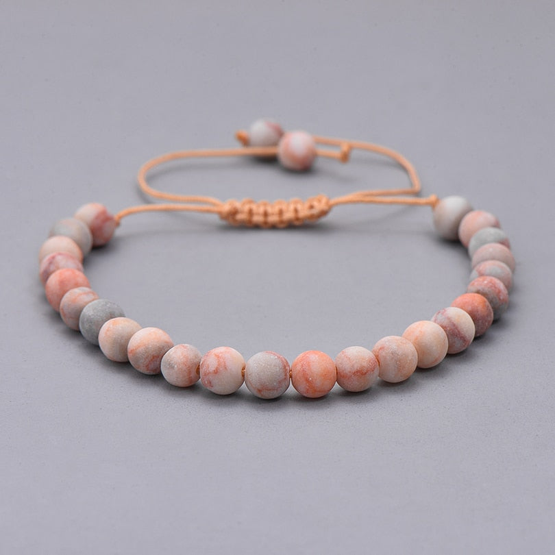 Resin Crystal Stone Bead Bracelet