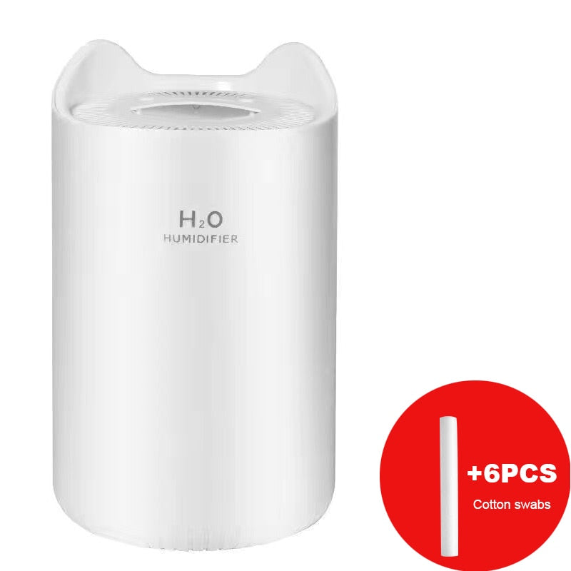 5L Air Humidifier Three Spray Port Aromatherapy Diffuser Large Capacity Cool Mist Maker Fogger for Home Office freeshipping - Mandala Bloom