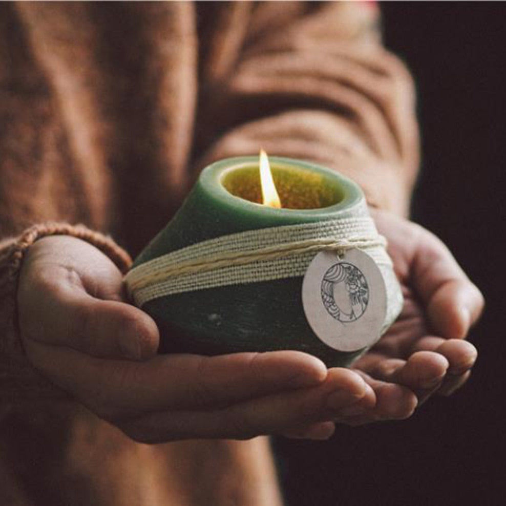 Matcha Smokeless aromatherapy Soy candle15-30 Hours matcha scented candle freeshipping - Mandala Bloom
