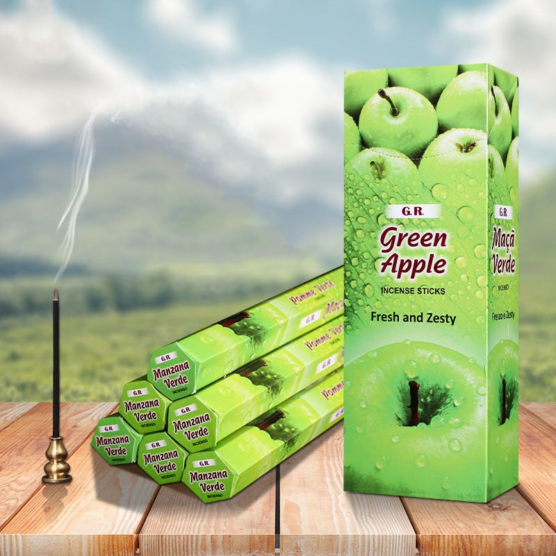 Big Box Imported India Incense Green Apple Scent Aroma Incense Stick Natural Spice Fragrance freeshipping - Mandala Bloom