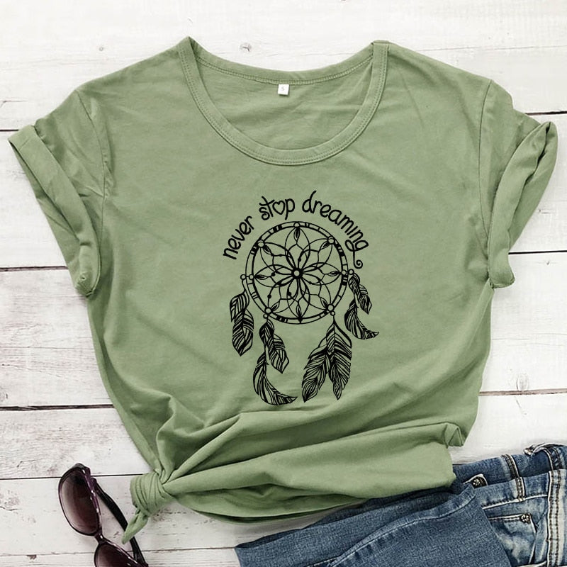 Boho Dreamcatcher T-shirt freeshipping - Mandala Bloom