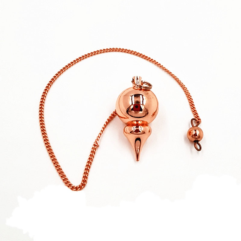Pendulum For Dowsing Metal Charm Jewel Divination Reiki Healing Spiritual Wicca Amulet Screw Shape freeshipping - Mandala Bloom