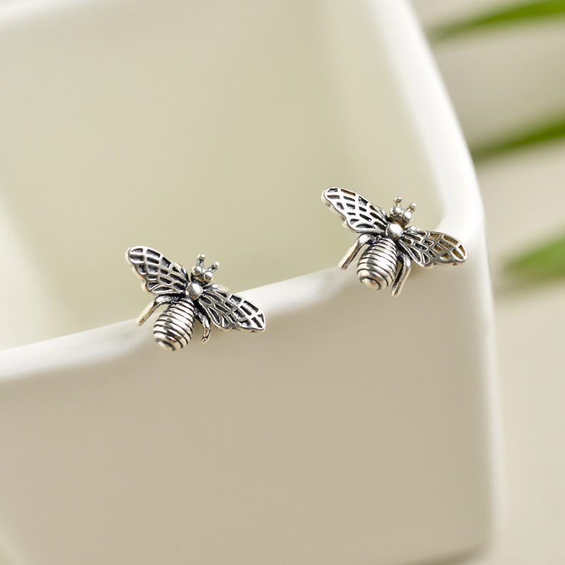 Bee Earrings S925 Sterling Silver