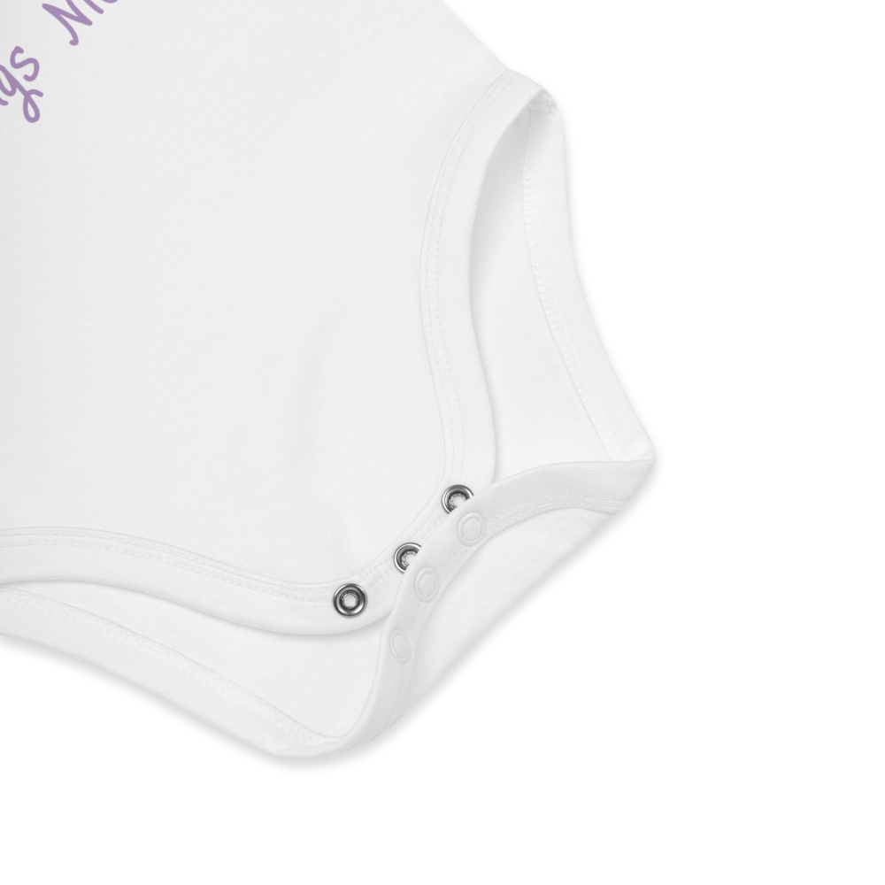 Sugar & Spice Girls Organic cotton baby bodysuit