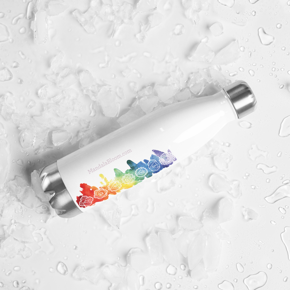 Namaste Chakra Stainless Steel Water Bottle