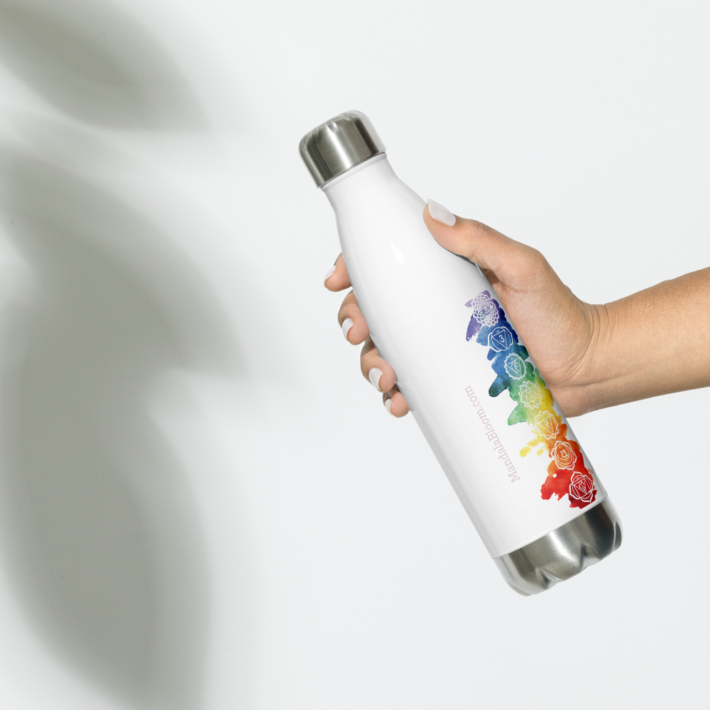 Namaste Chakra Stainless Steel Water Bottle