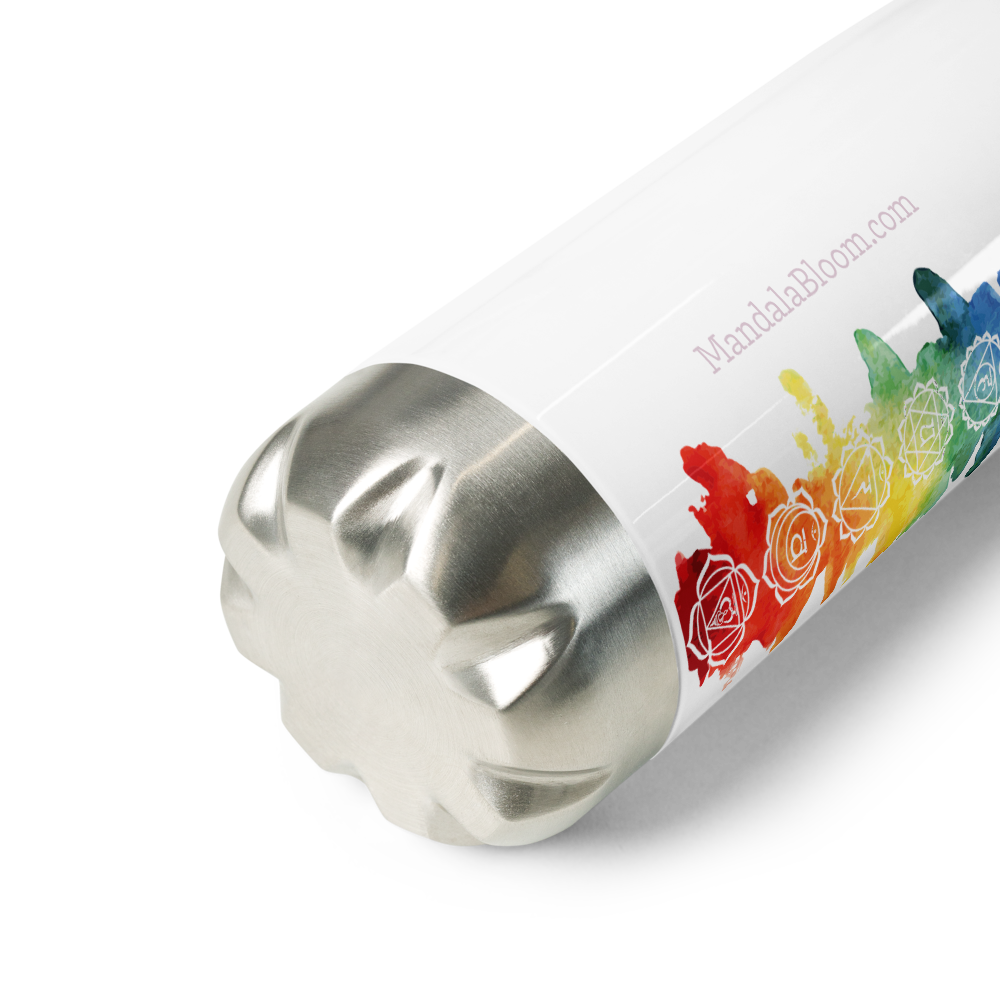 Namaste Chakra Stainless Steel Water Bottle