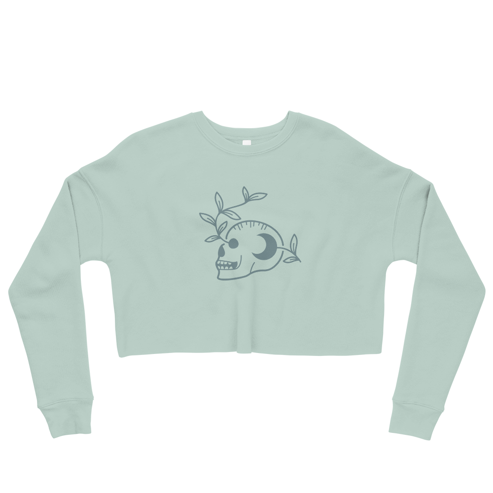 Skull Crop Sweatshirt