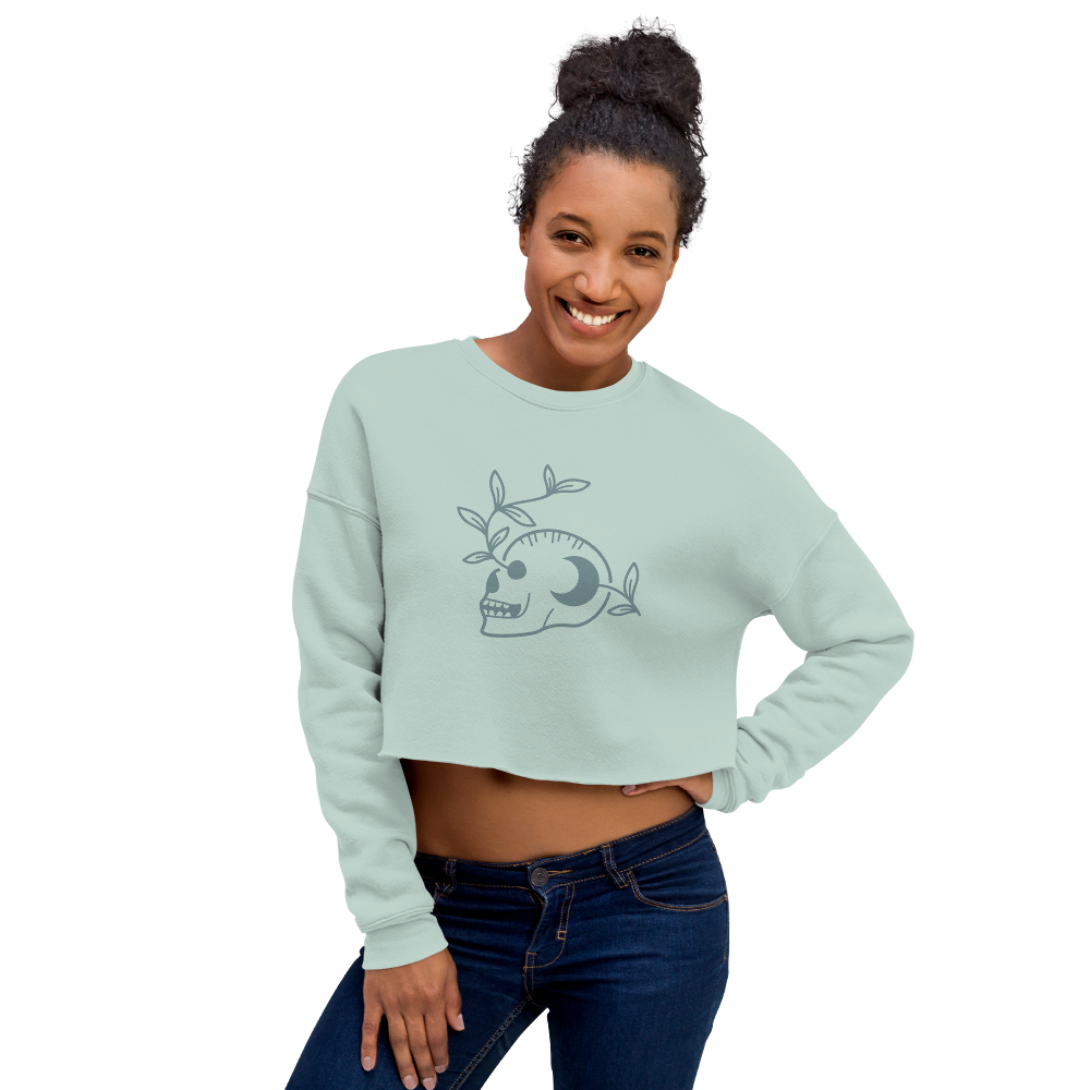 Skull Crop Sweatshirt