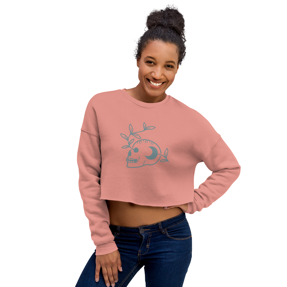 Skull Crop Sweatshirt