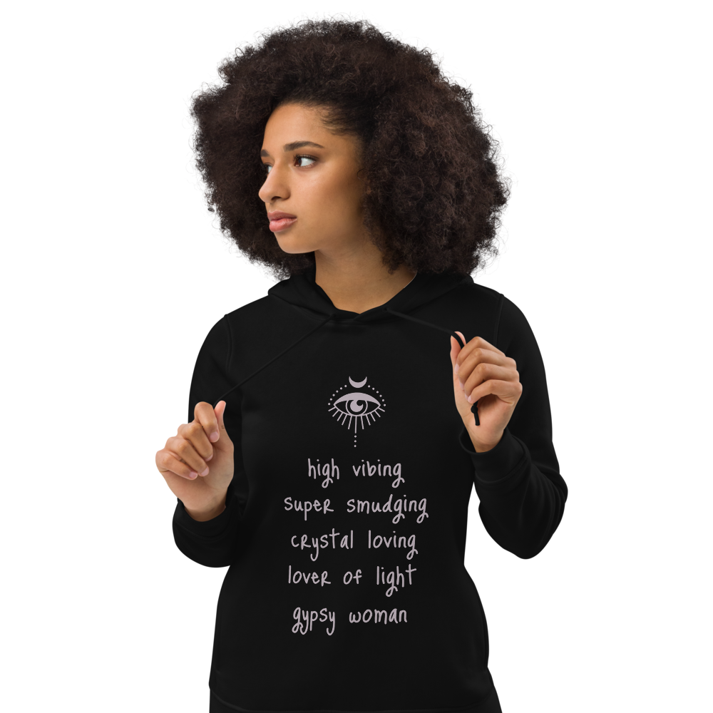 Lover of Light Women's eco fitted hoodie
