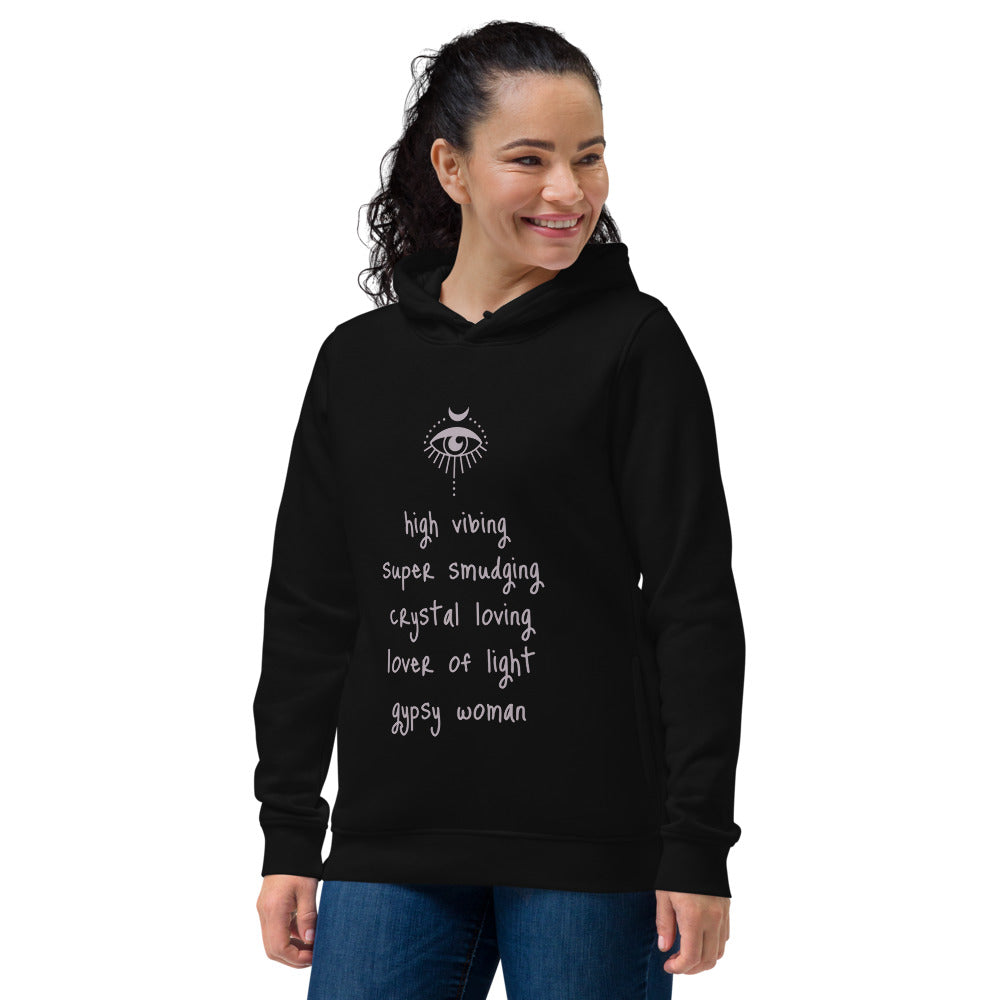Lover of Light Women's eco fitted hoodie