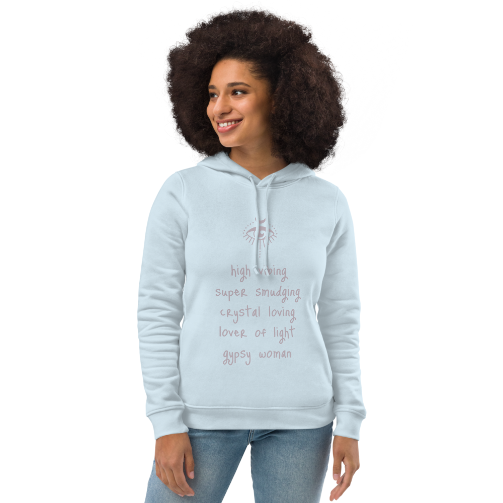 Lover of Light Women's eco fitted hoodie