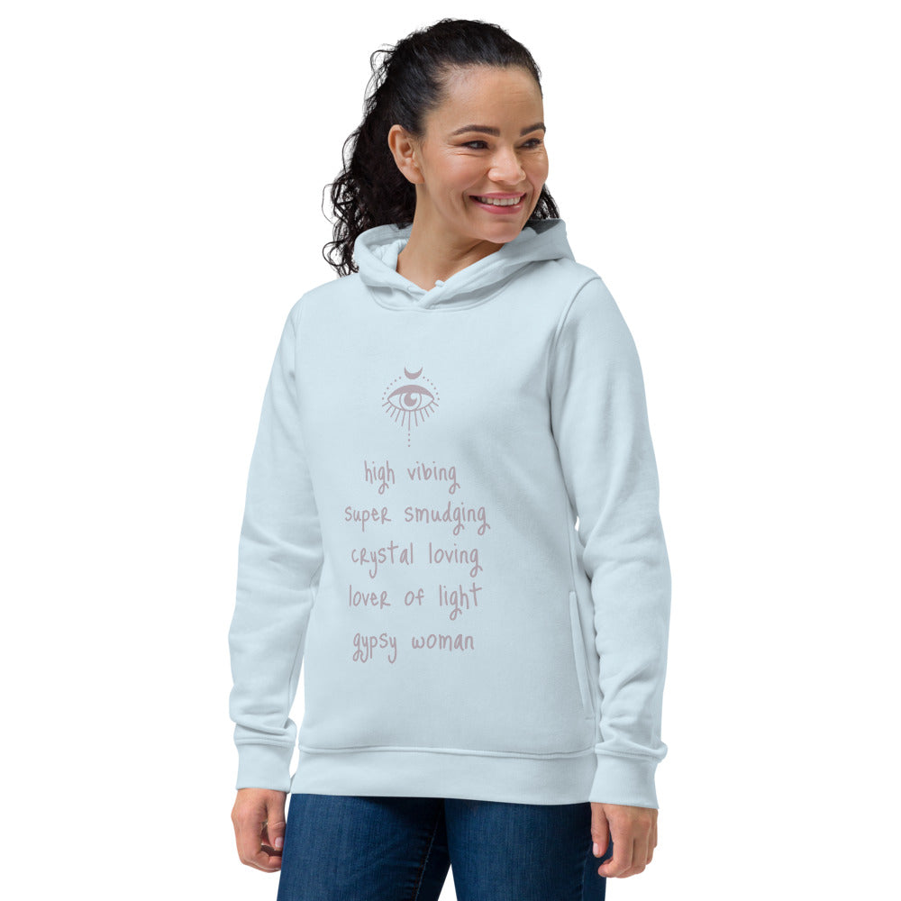 Lover of Light Women's eco fitted hoodie