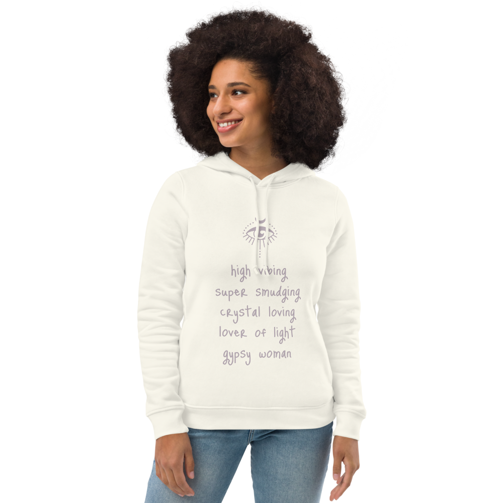 Lover of Light Women's eco fitted hoodie