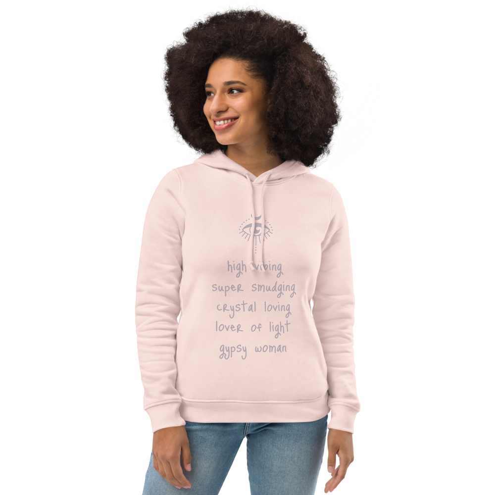 Lover of Light Women's eco fitted hoodie