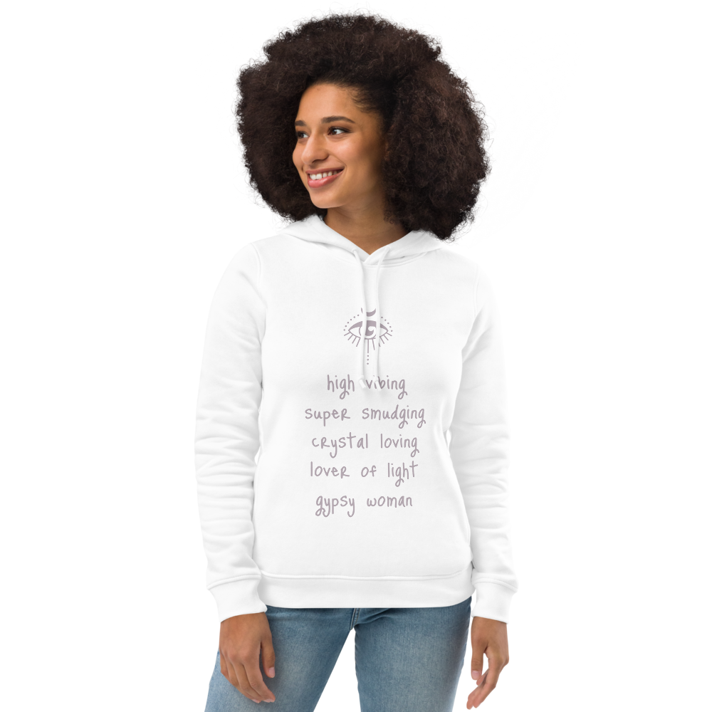 Lover of Light Women's eco fitted hoodie