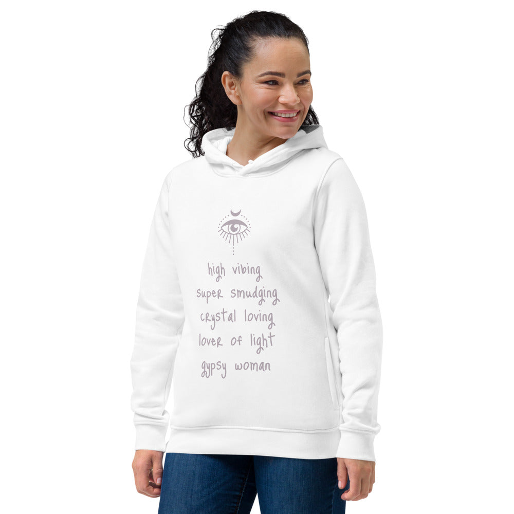 Lover of Light Women's eco fitted hoodie