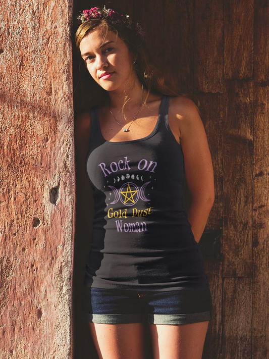Rock On, Pentagram Tank Women's -GoatDeals Designs