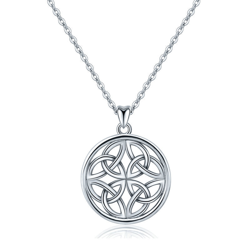 Celtic knot S925 sterling silver necklace pendant